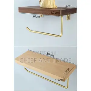 Wood Tissue Holder. T Roll Jz0080