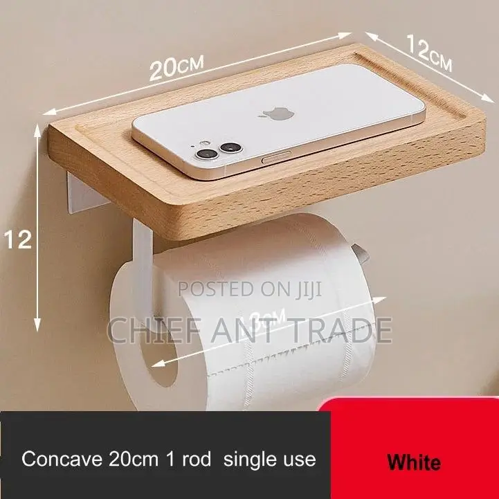 Wood Tissue Holder. T Roll Jz0080