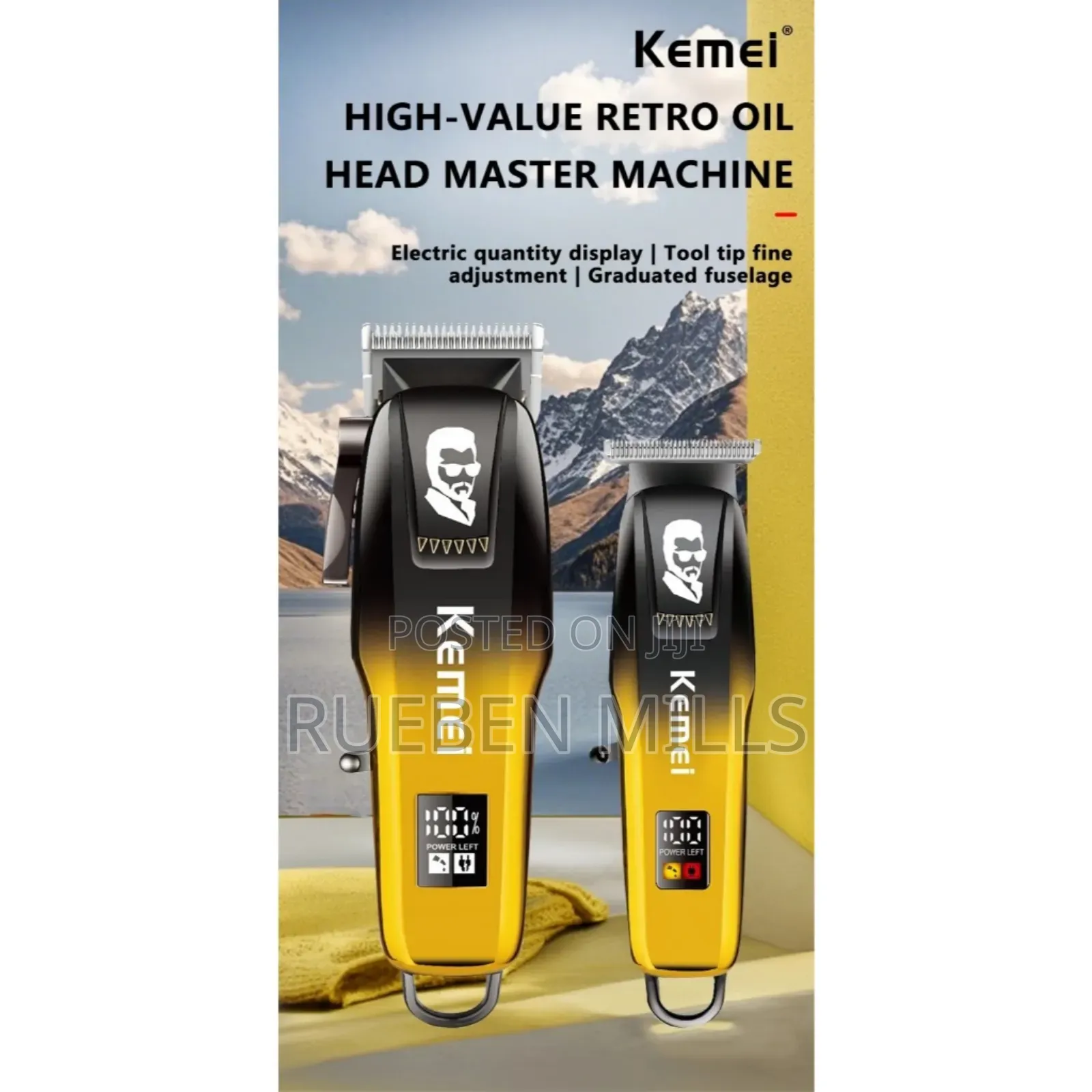 Two in One Kemei KM-8501 Barbering Machine and Beard Trimmer