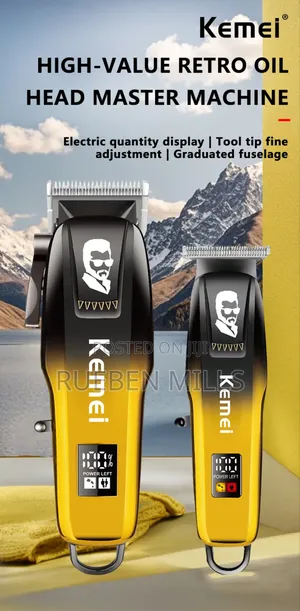 Two in One Kemei KM-8501 Barbering Machine and Beard Trimmer