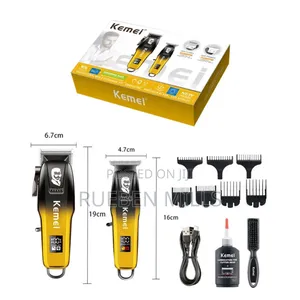 New Super 2 in 1 Heavy Duty Barbering Machine Beard Trimmer