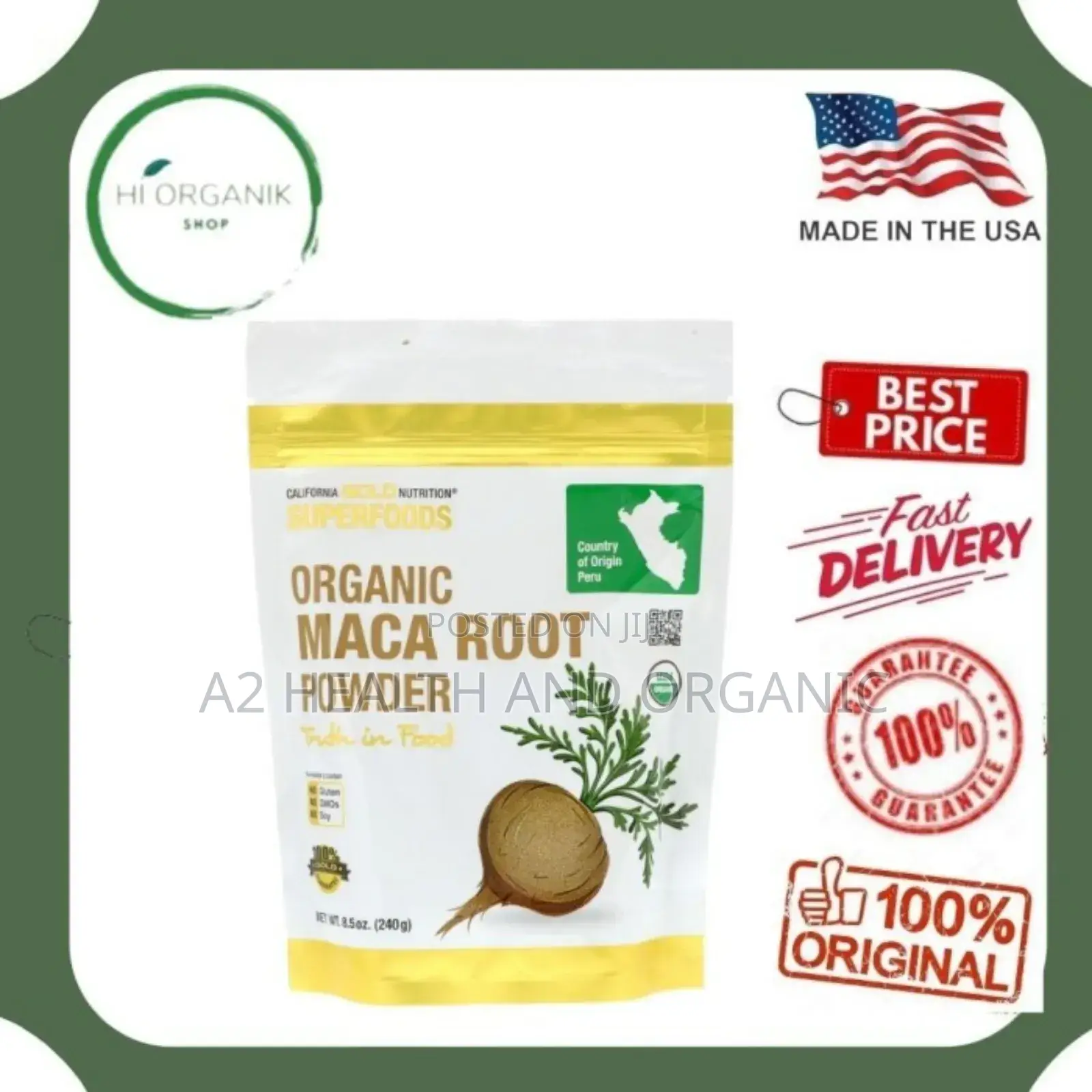 Organic Maca Root Powder