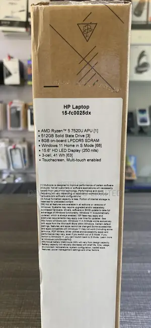 New Laptop HP 15-F272wm 8GB AMD Ryzen 5 SSD 512GB