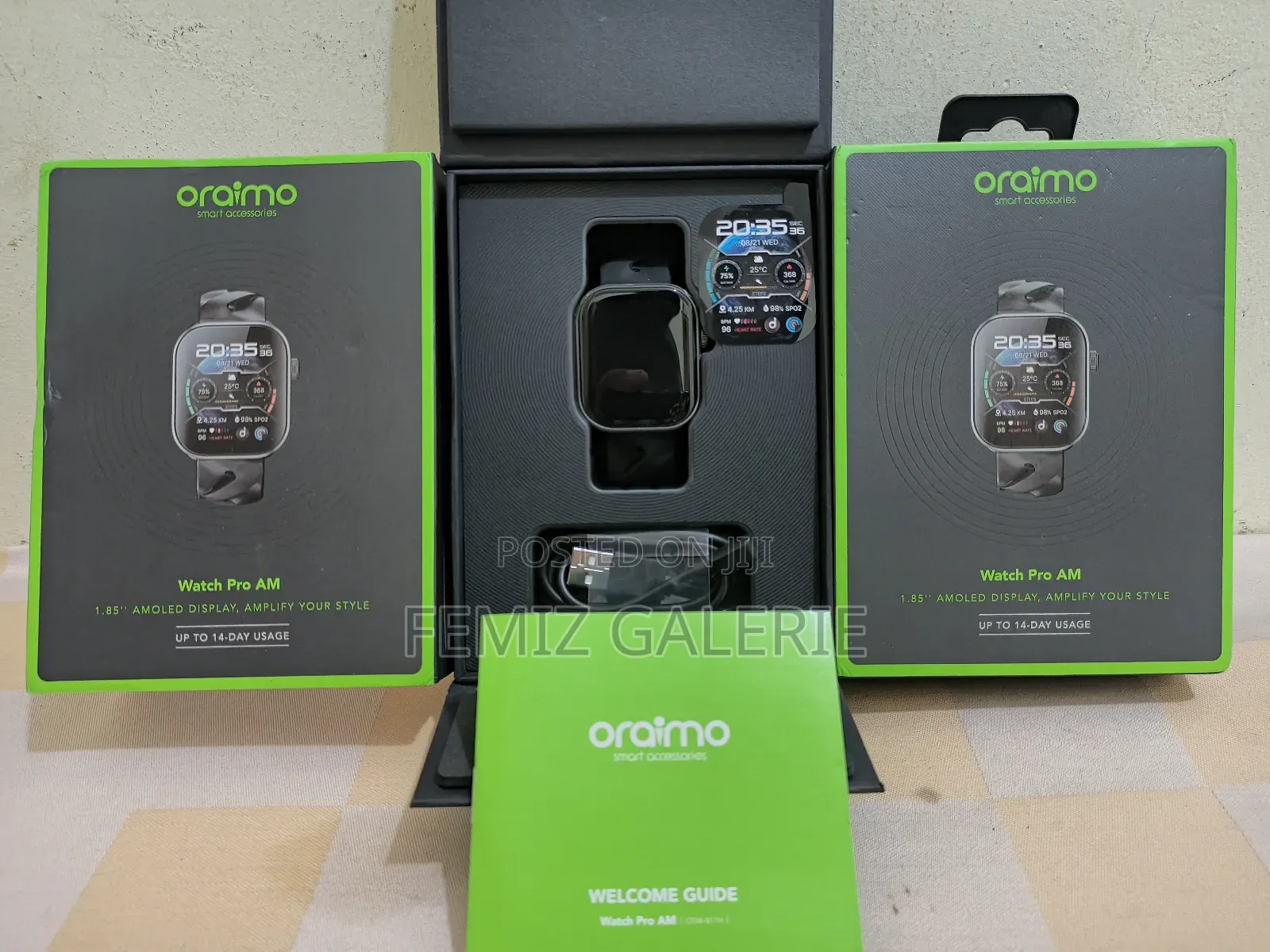 Oraimo Watch Pro Am 1.85′′ Amoled Ip68 Smart Watch