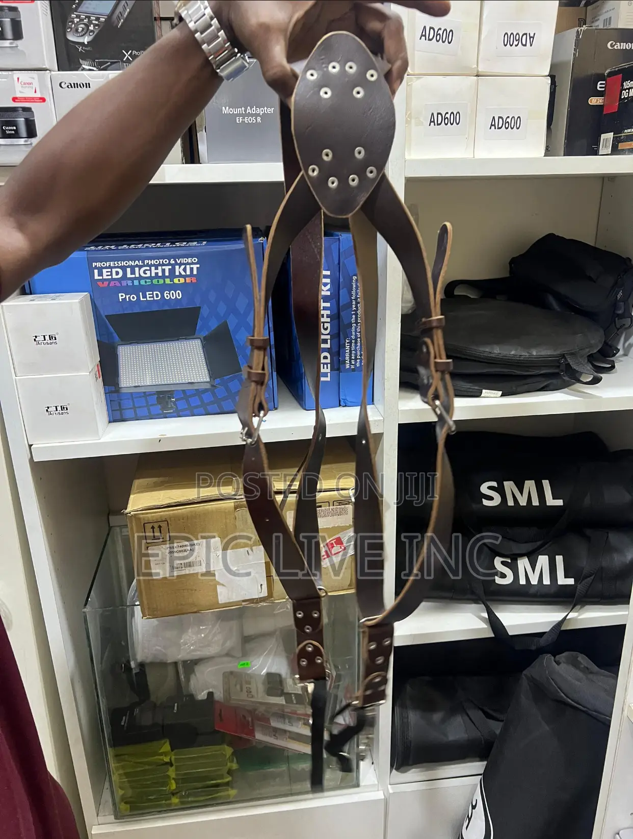 Double Leather Camera Strap