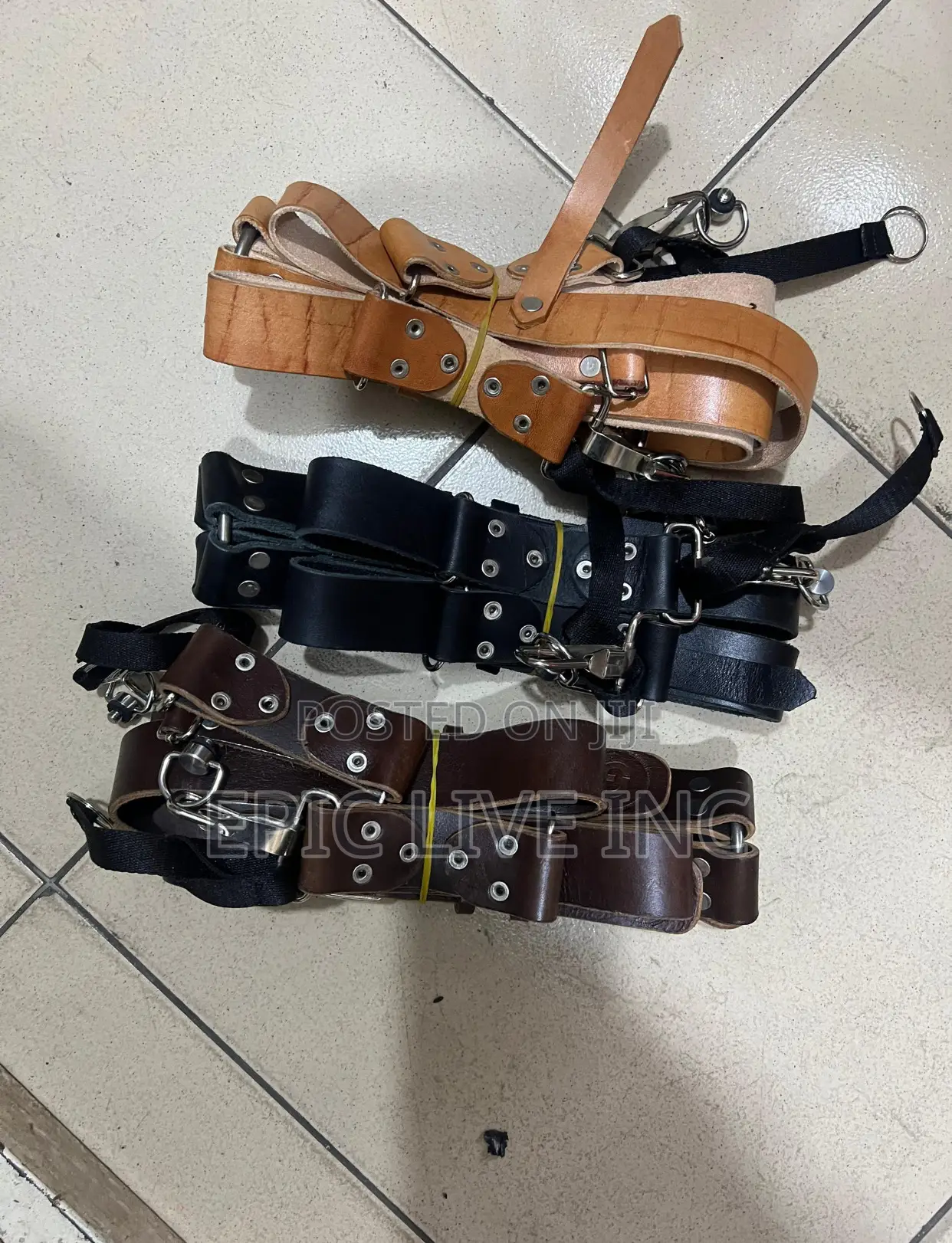 Double Leather Camera Strap