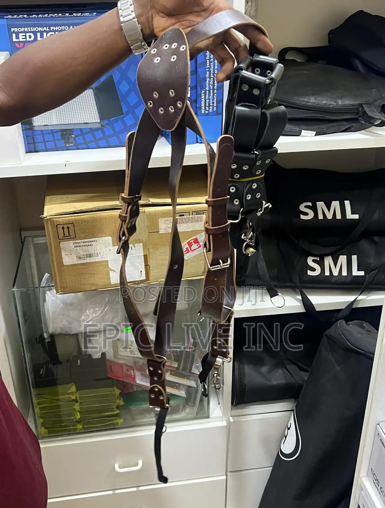 Double Leather Camera Strap