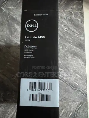 New Laptop Dell Latitude 7450 32GB Intel Core Ultra 7 SSD 512GB