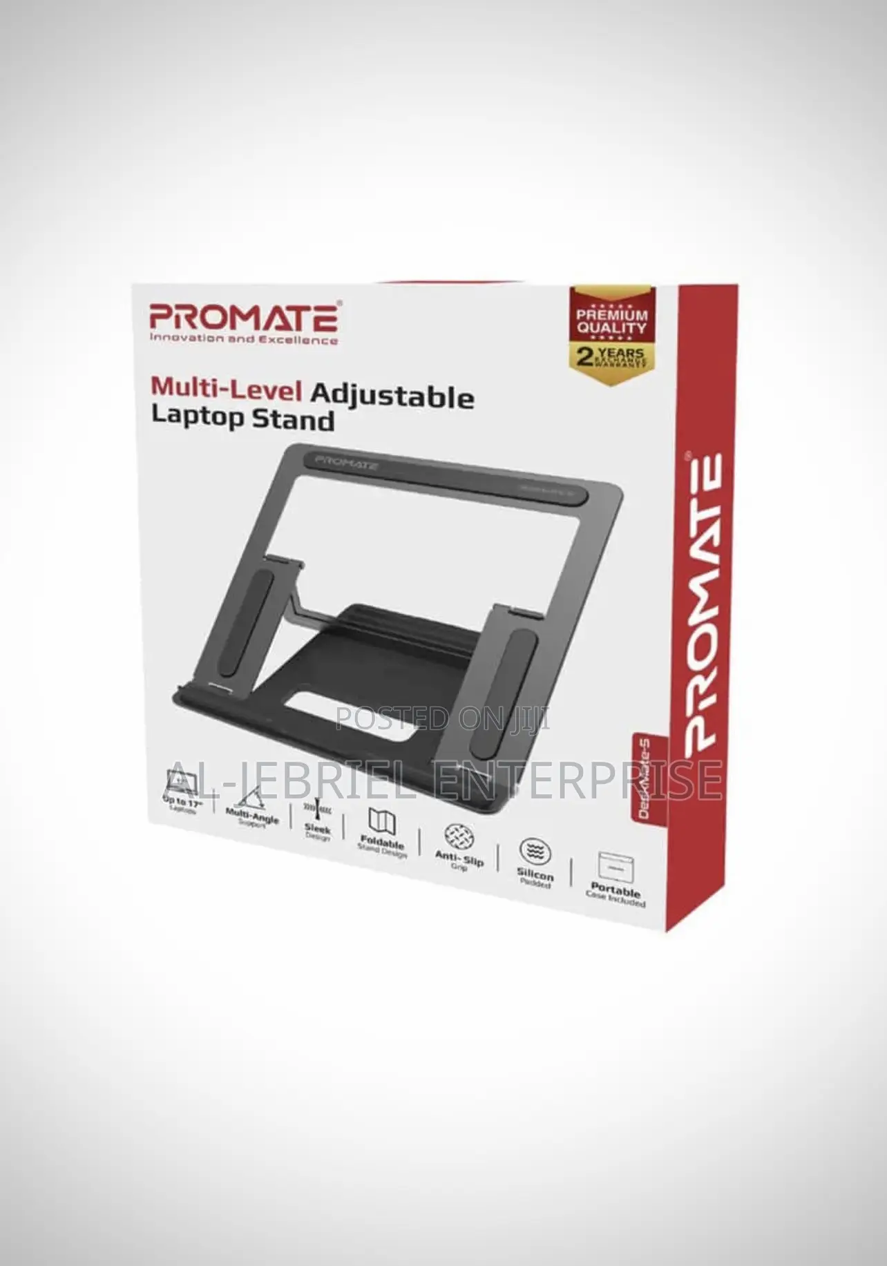Foldable Aluminum Laptop Stand - DESKMATE-5