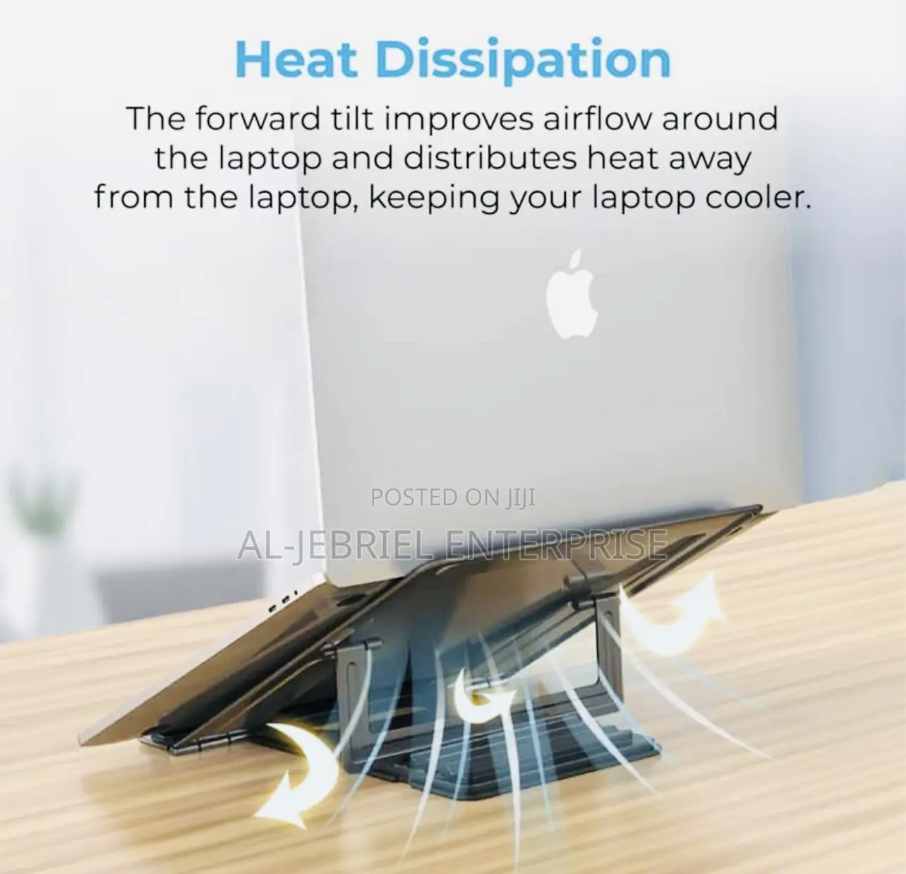 Foldable Aluminum Laptop Stand - DESKMATE-5