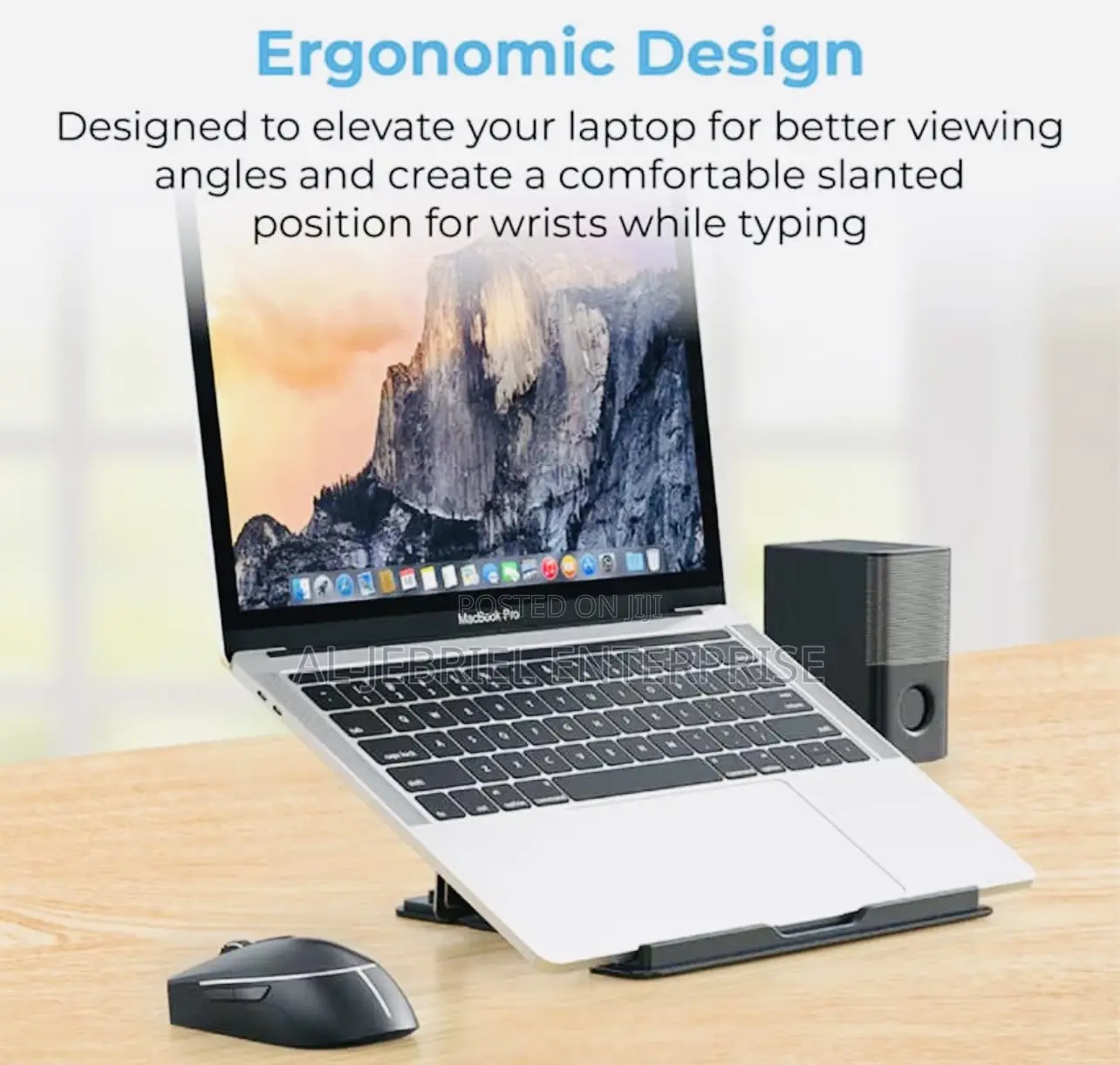 Foldable Aluminum Laptop Stand - DESKMATE-5