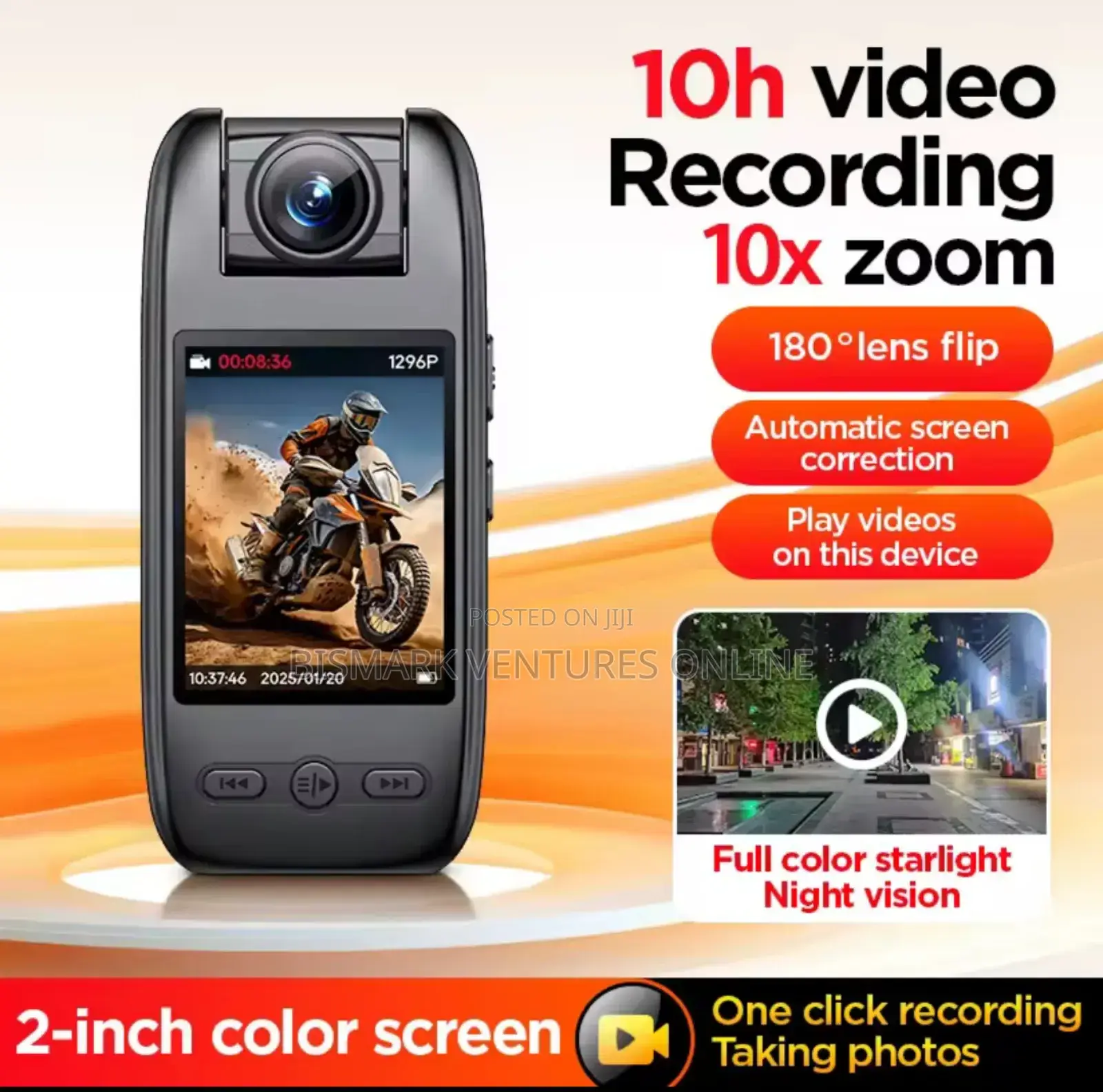 Action Camera Color Night Vision Camera