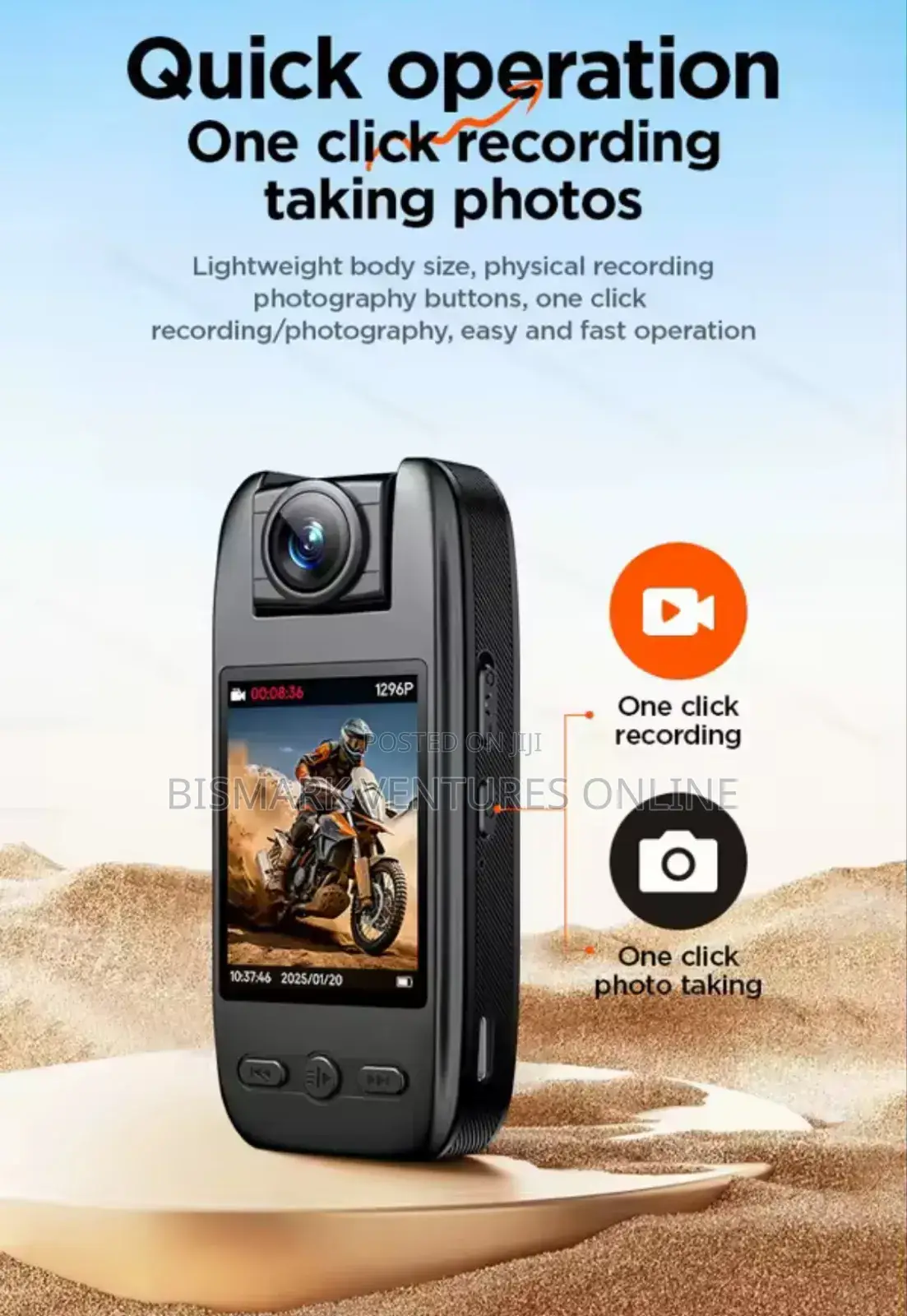 Action Camera Color Night Vision Camera