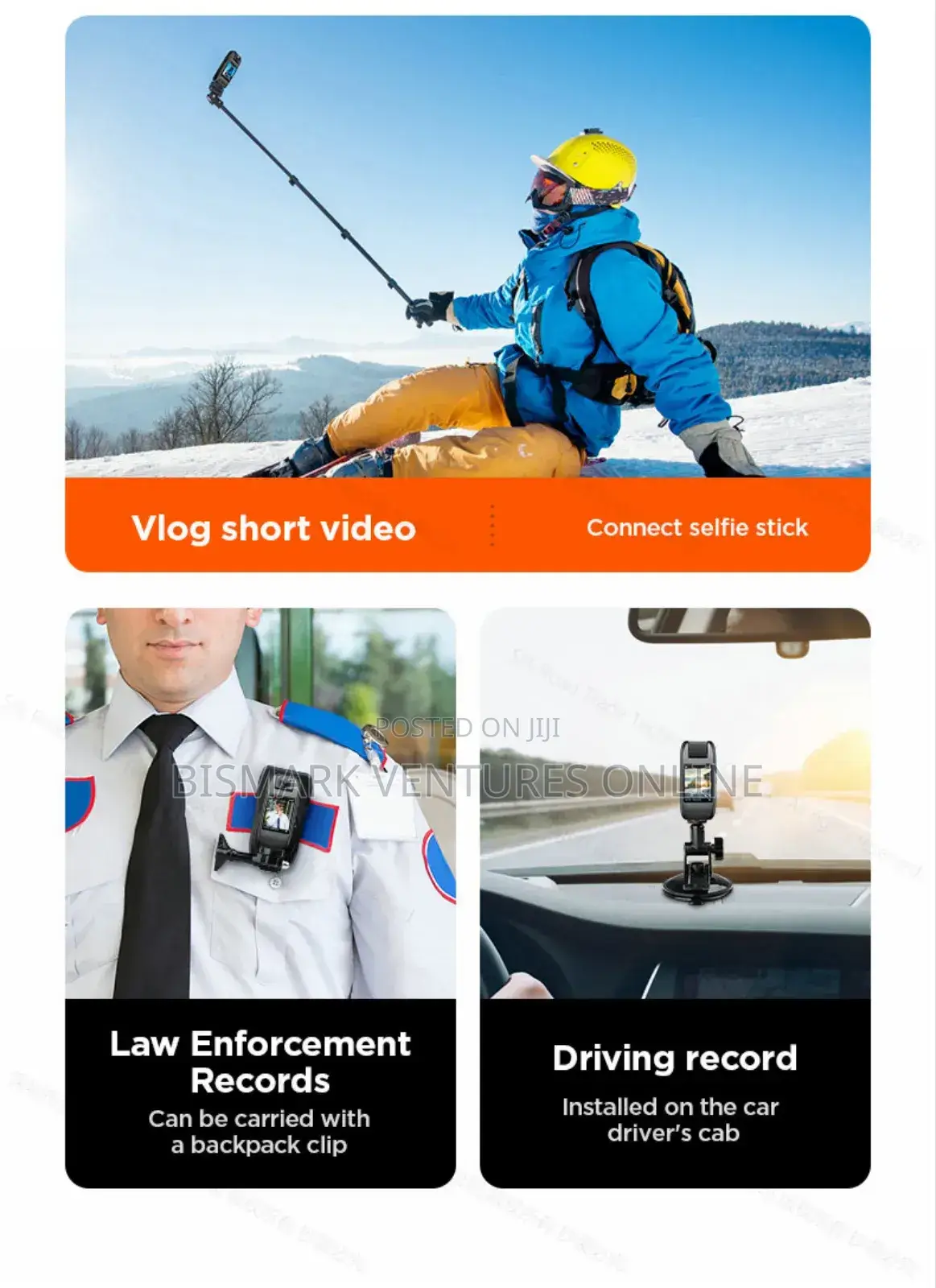 Action Camera Color Night Vision Camera