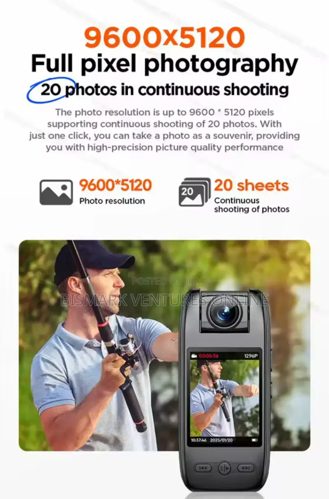 Action Camera Color Night Vision Camera