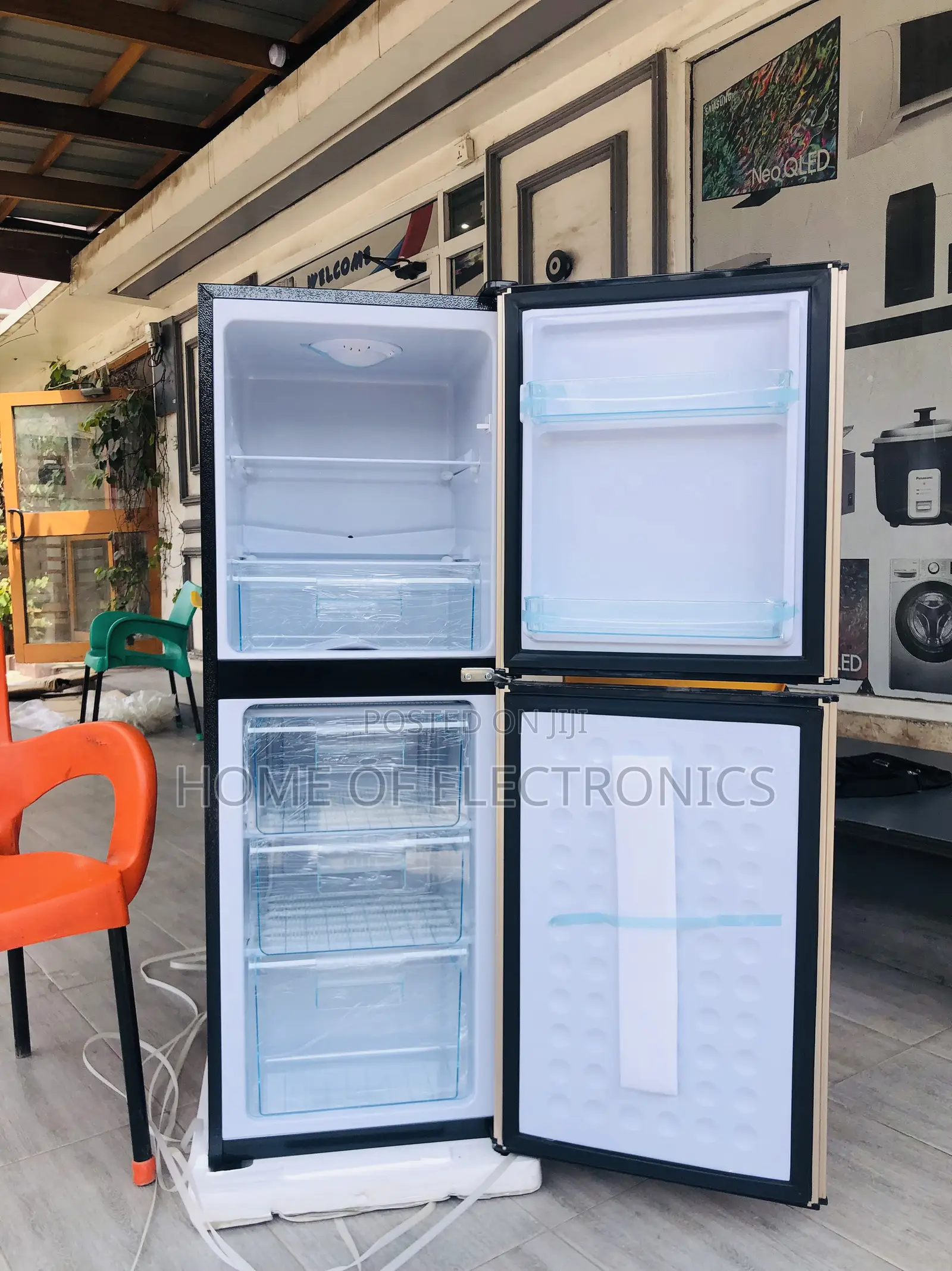 Nasco 136 Liters Double Door Bottom Freezer Fridge(NASD2-18)