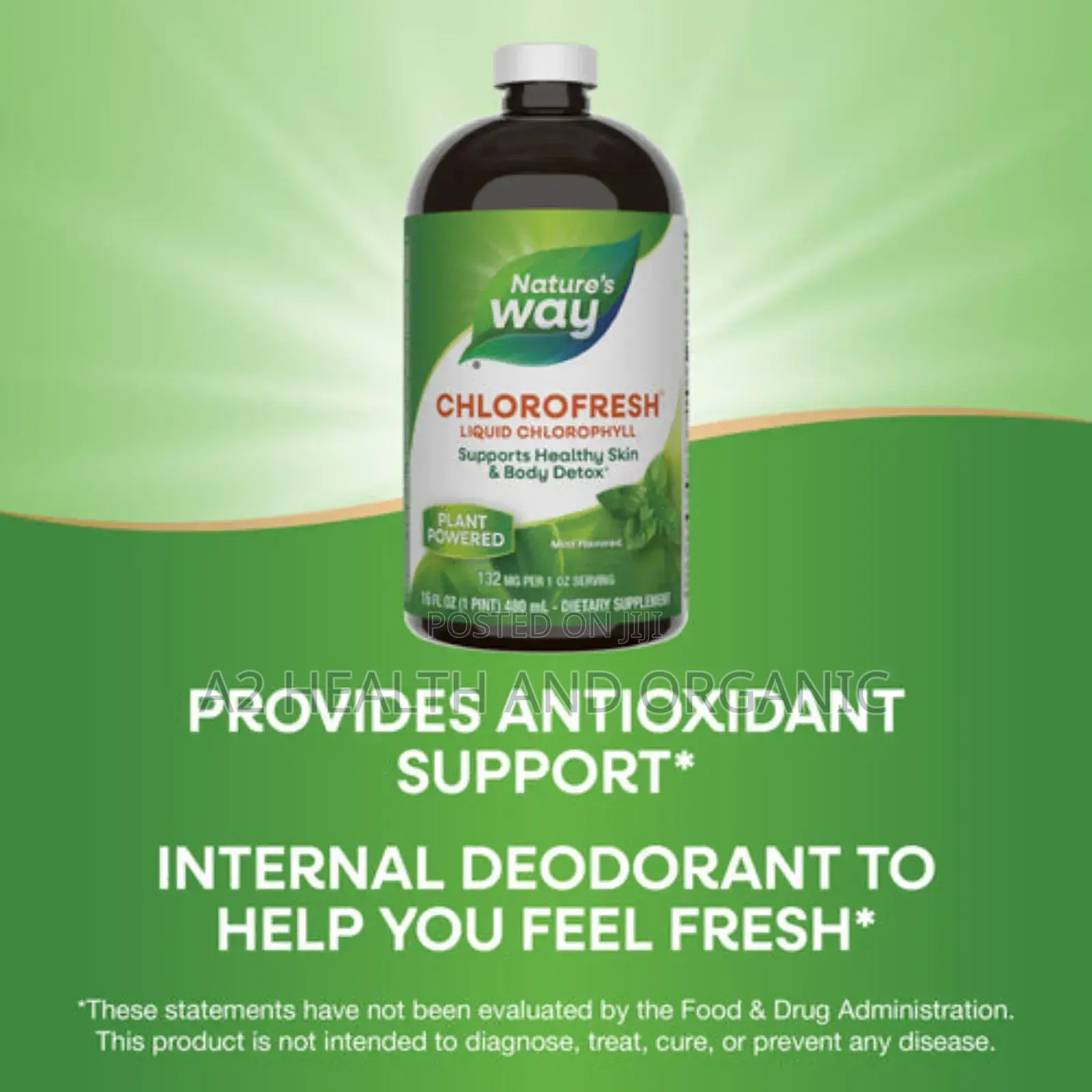 Organic Liquid Chlorophyll, Chlorofresh