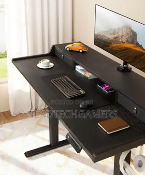 Ergear Electric Standing Desk With Drawers, 48′′ X 24′′Desk