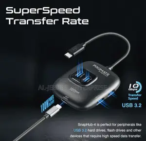 Promate Multiport USB Hub - SNAPHUB-4