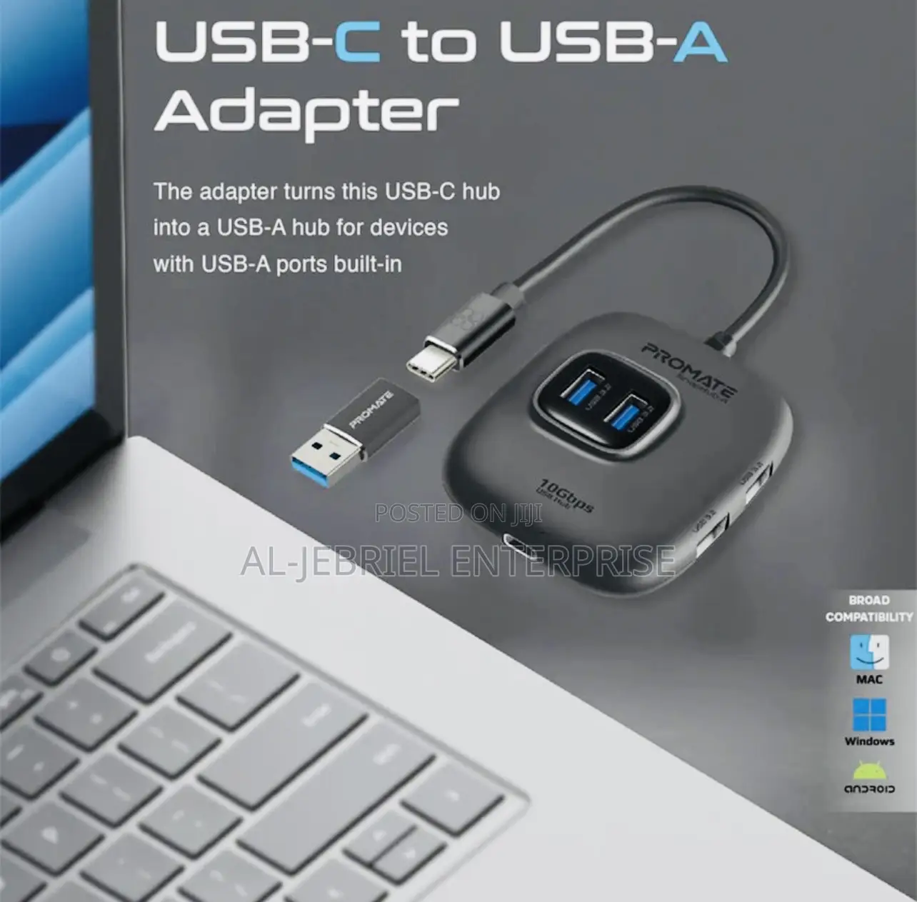 Promate Multiport USB Hub - SNAPHUB-4
