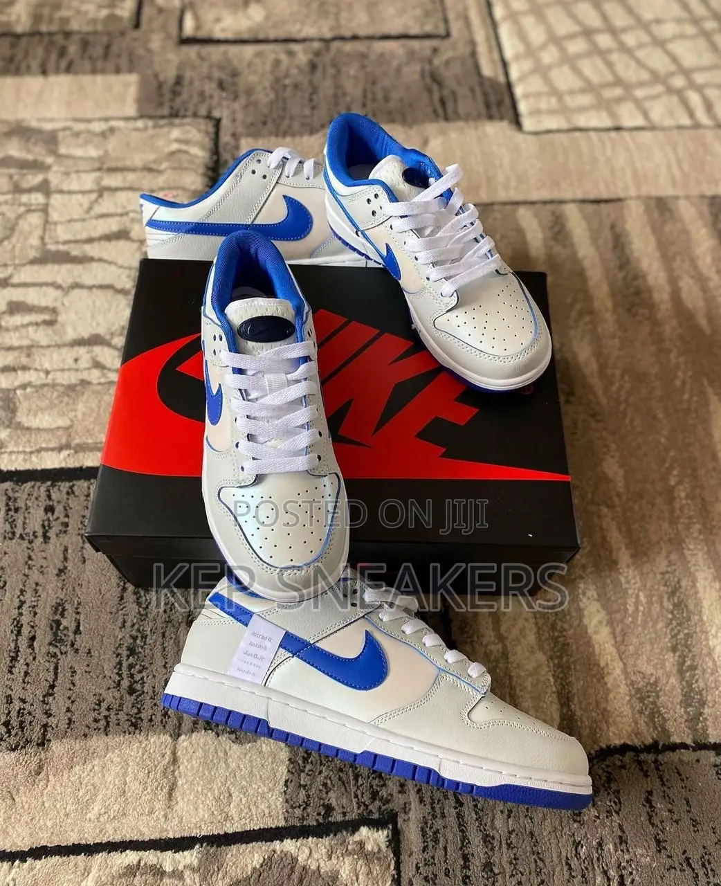 Nike Dunk Low “Ivory Hyper Royal Gs”