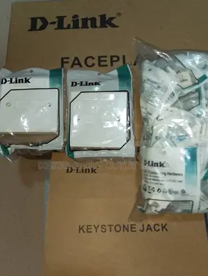 D-link Dual Ports Faceplate With Two Keystone Jack
