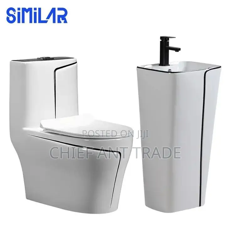 M02-2 Set of Wc and Basin. Toilet Seat