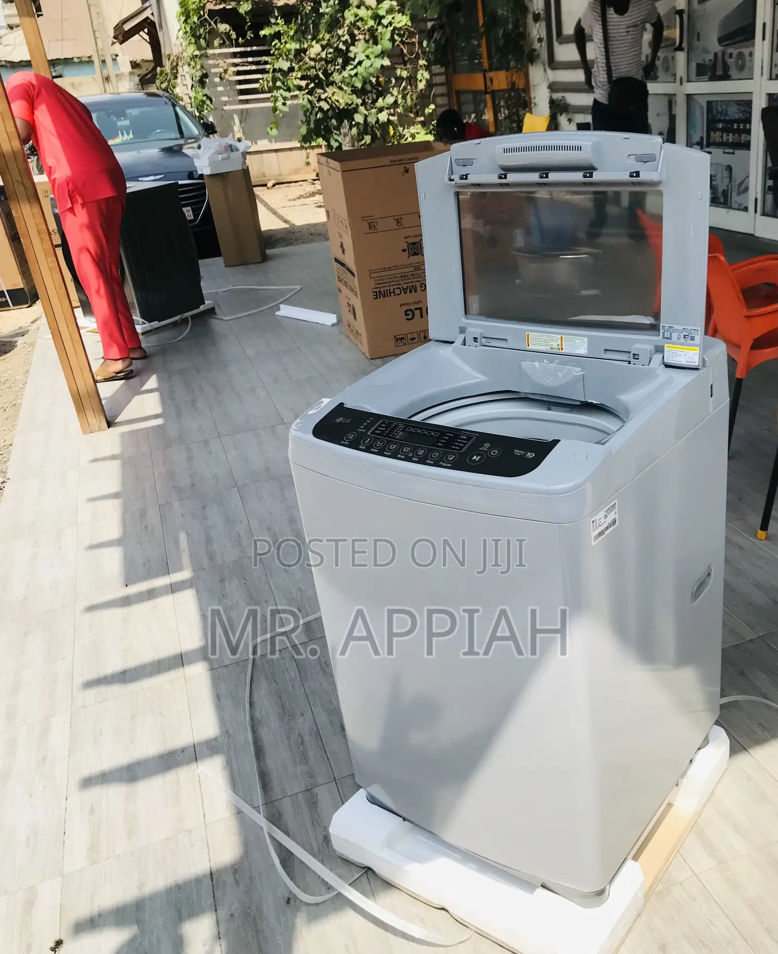 Get Affordable LG 13kg Fully Auto Washing Machine(Gray).