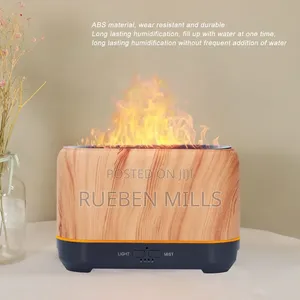 Wood Grain Cool Mist Air Essential Oil Diffuser Humidifier