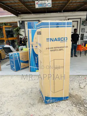 Original Nasco Nasf2-28fl Double Door Electric Fridge.
