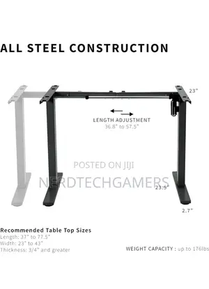 VIVO Electric Desk Standing Height Adjustable Height