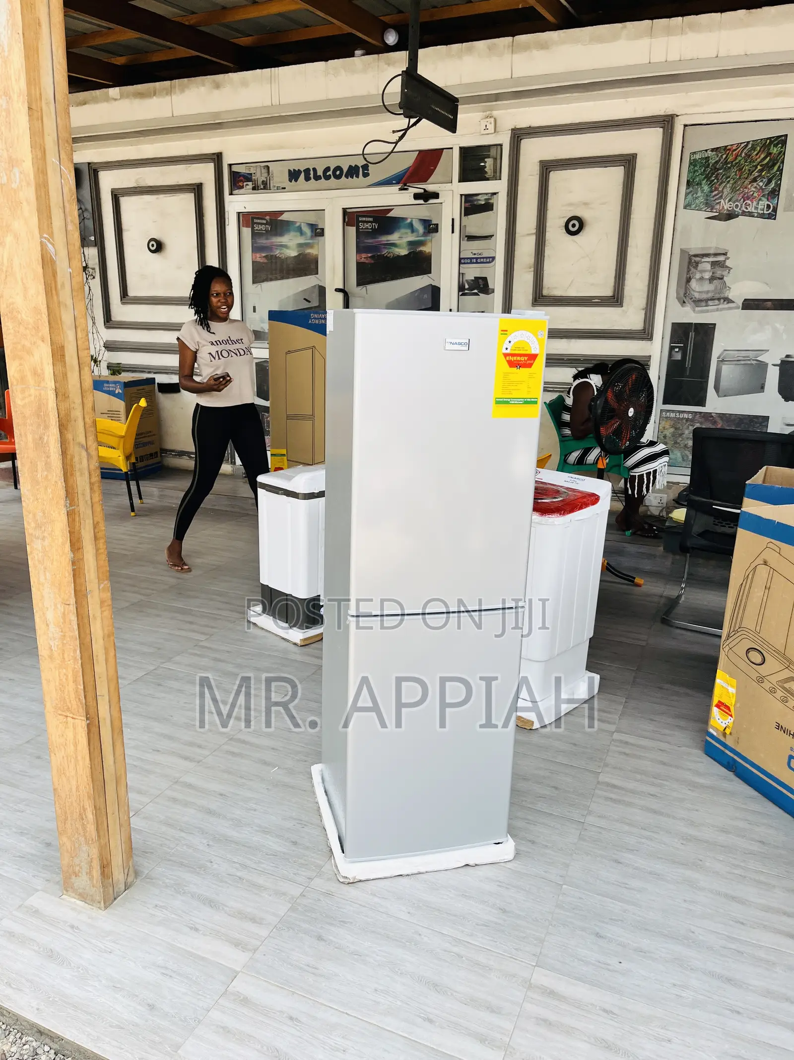 Efficient Nasco Nasco D2-20fl 2 Door Refrigerator(Gray).