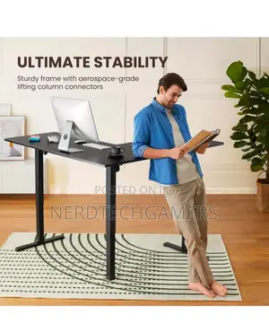 Ergear 63” Dual L Shaped Standing Electric Height Adjustable