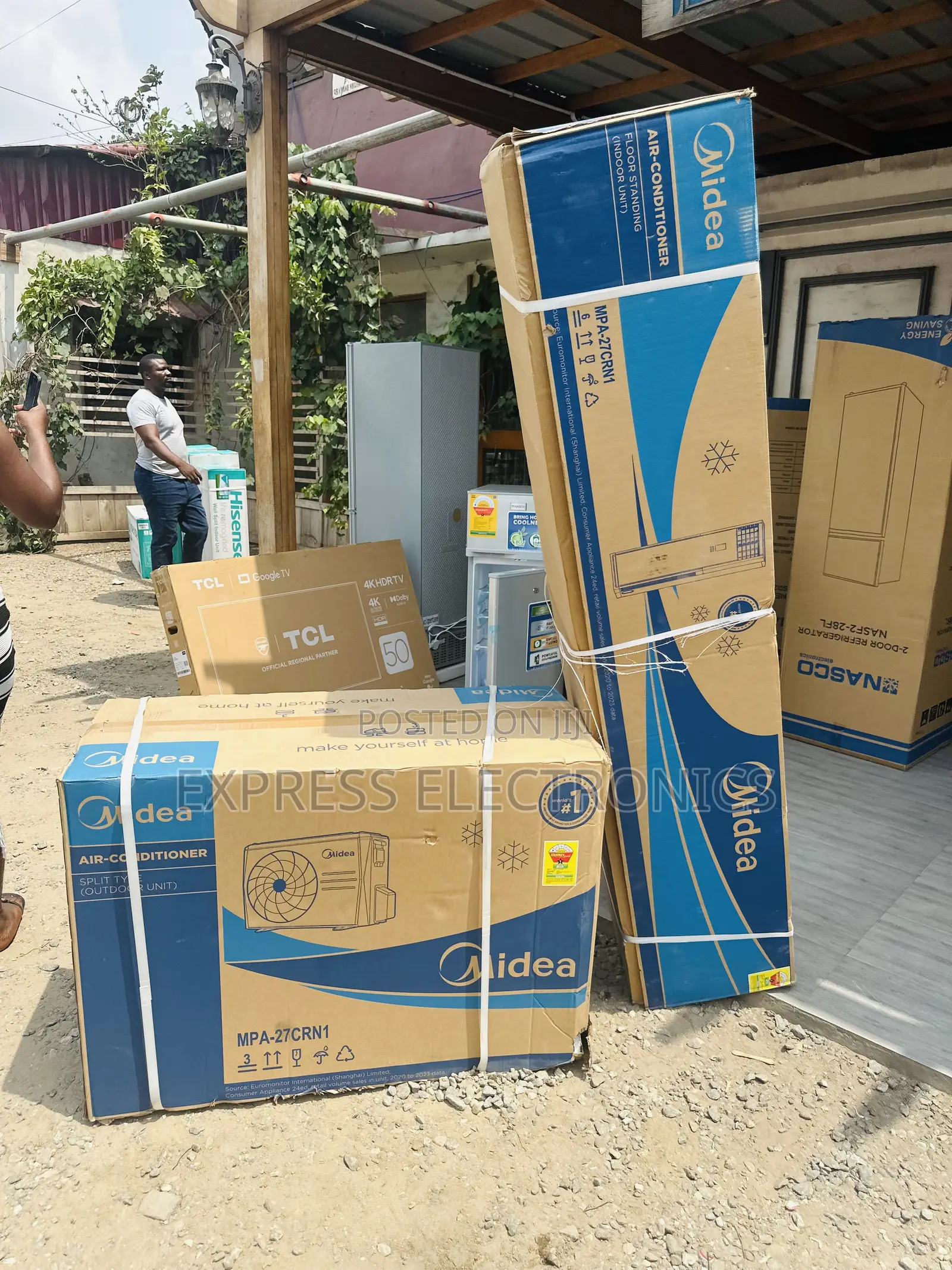Zealous Sleek White Midea 3hp AC Floor