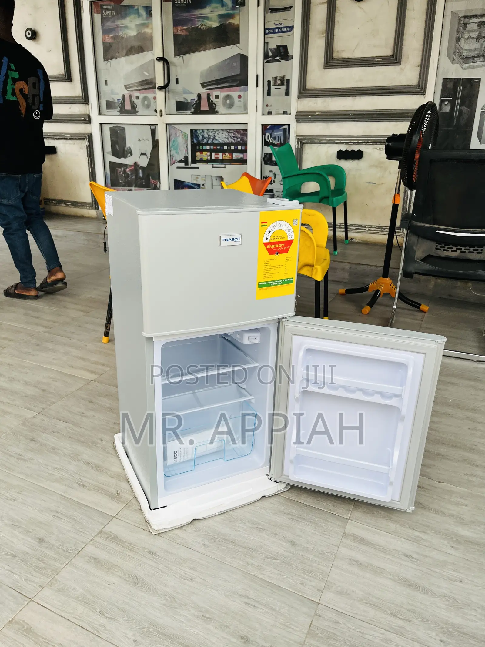 Stay Chill With Nasco F2-11 Double Door Table Top Fridge.