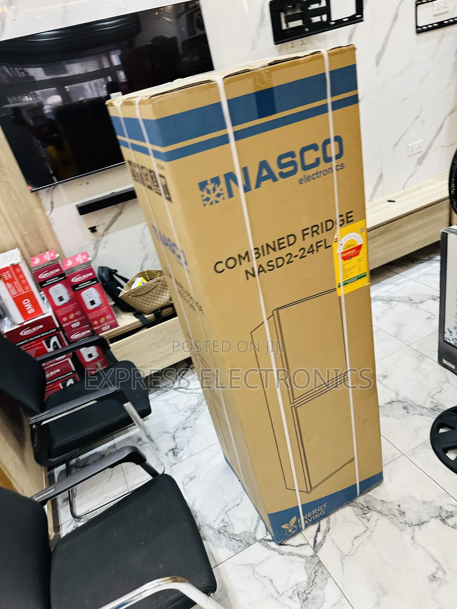 High Efficiency Double Door Fridge Nasco Nasd2-24fl 186L