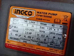 Water You Waiting for 0.5hp Submersible Ingco Water Pump Jap