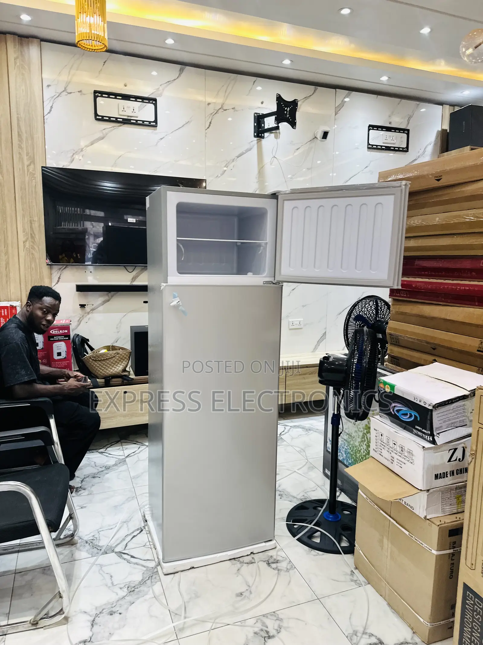 High Compressor Double Door Nasd2-28fl 280L Nasco Fridge