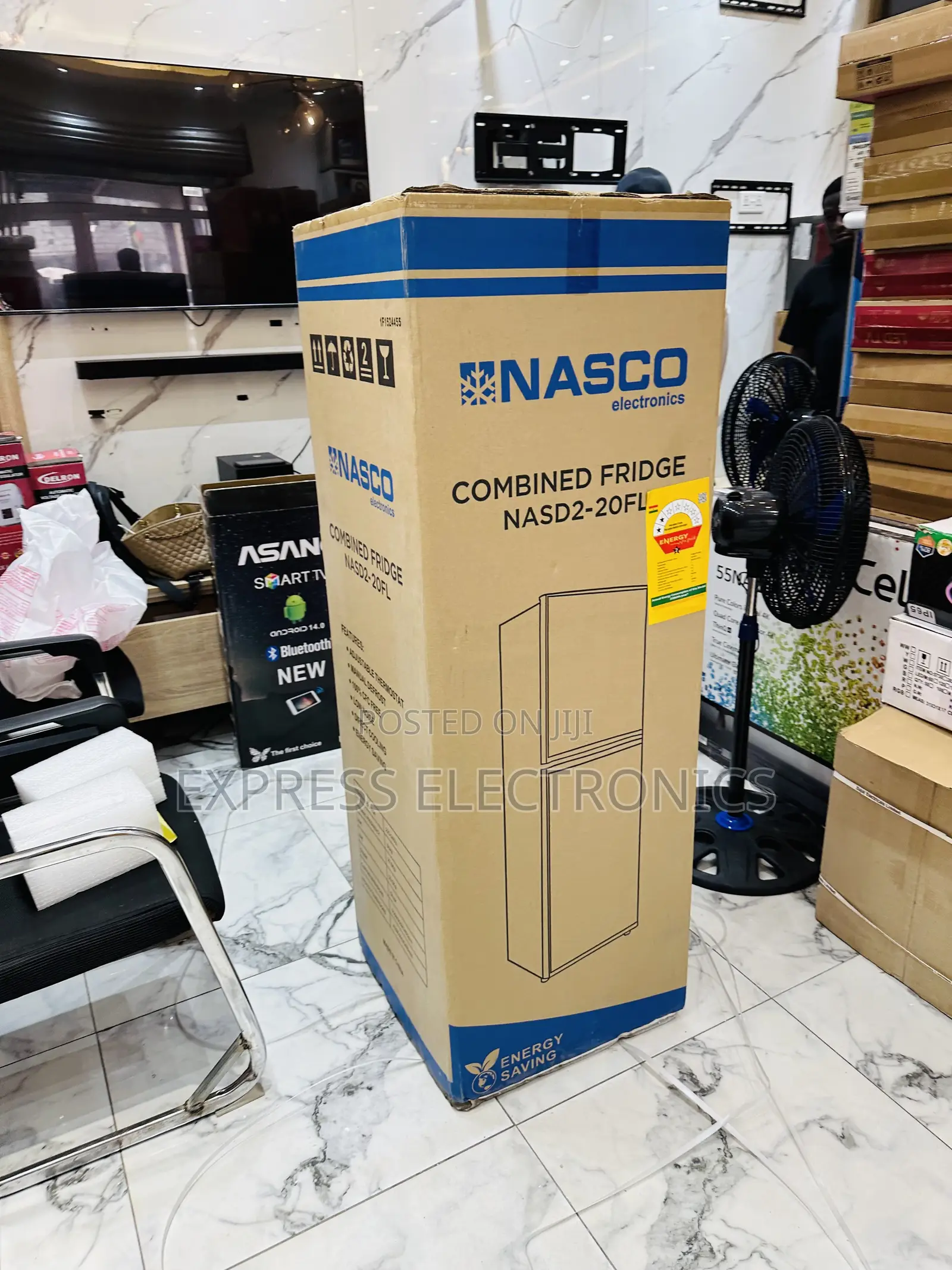Nasd2-20fl Double Door Bottom Freezer Nasco Fridge