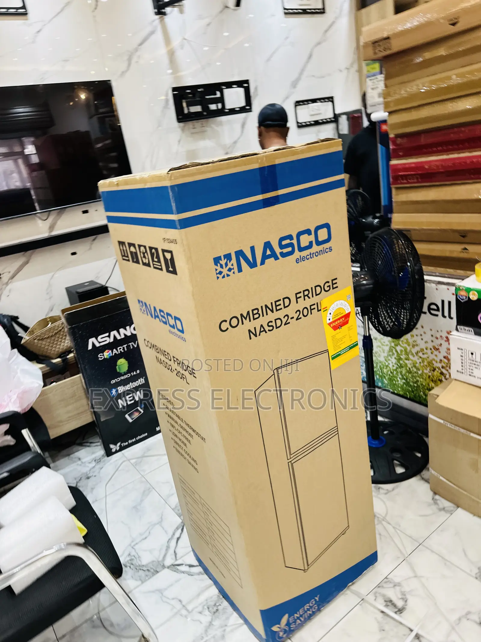 Best Buy for Less Nasco Nasd2-20fl Double Door Grey 158l
