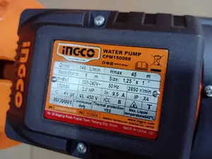 Dive Into Efficiency0.5hp Submersible Ingco Water Pump Japan