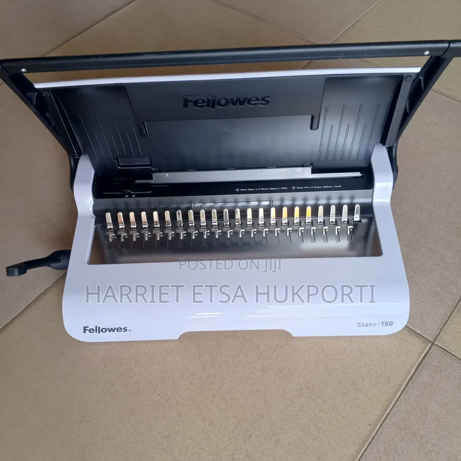 Brand New Uk Fellowes Star-150 Comb Binding Machine