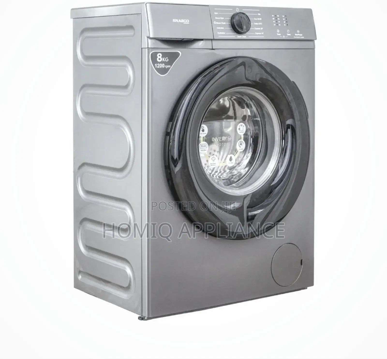 Quality Nasco 8kg Front Load Washing Machine Brand New
