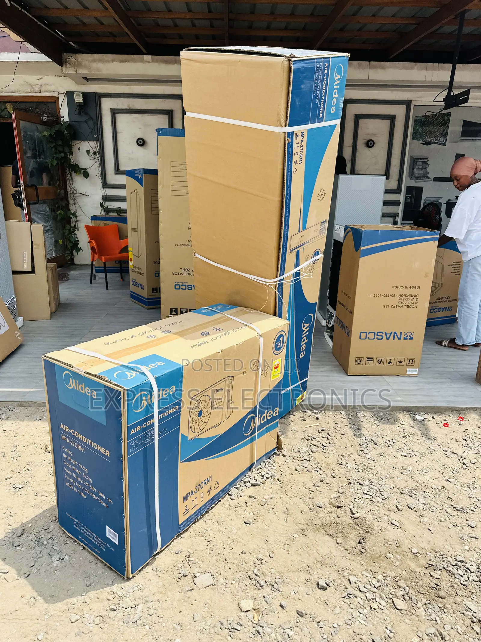 Auto Power Protector Midea Split R410 Gas 3.0hp Floor