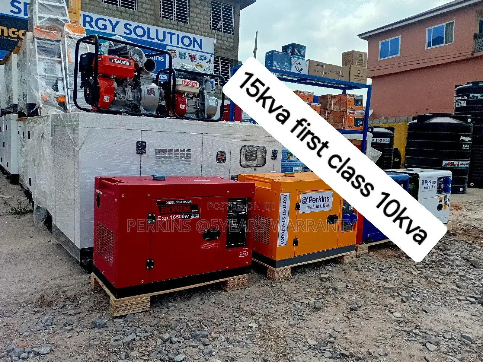 Silent Power Solution 10kva 13000wats Perkins Diesel Silent