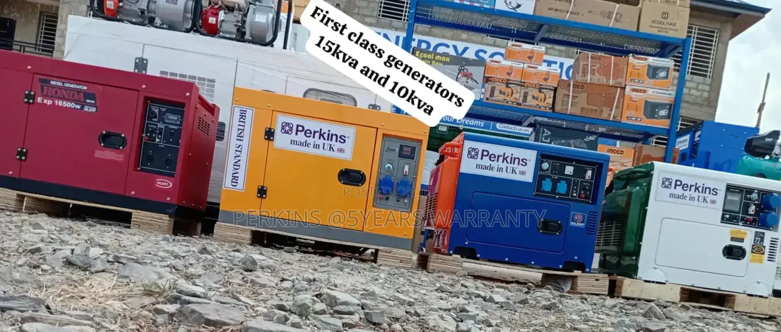 Silent Operation 15kva Diesel Silent Generator 16500wats