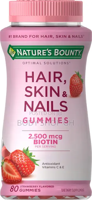 Nature’S Bounty Hair, Skin And Nails Gummies - Strawberry