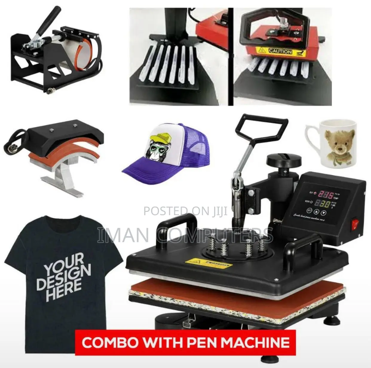 Combo Heat Press Machine 5-in-1