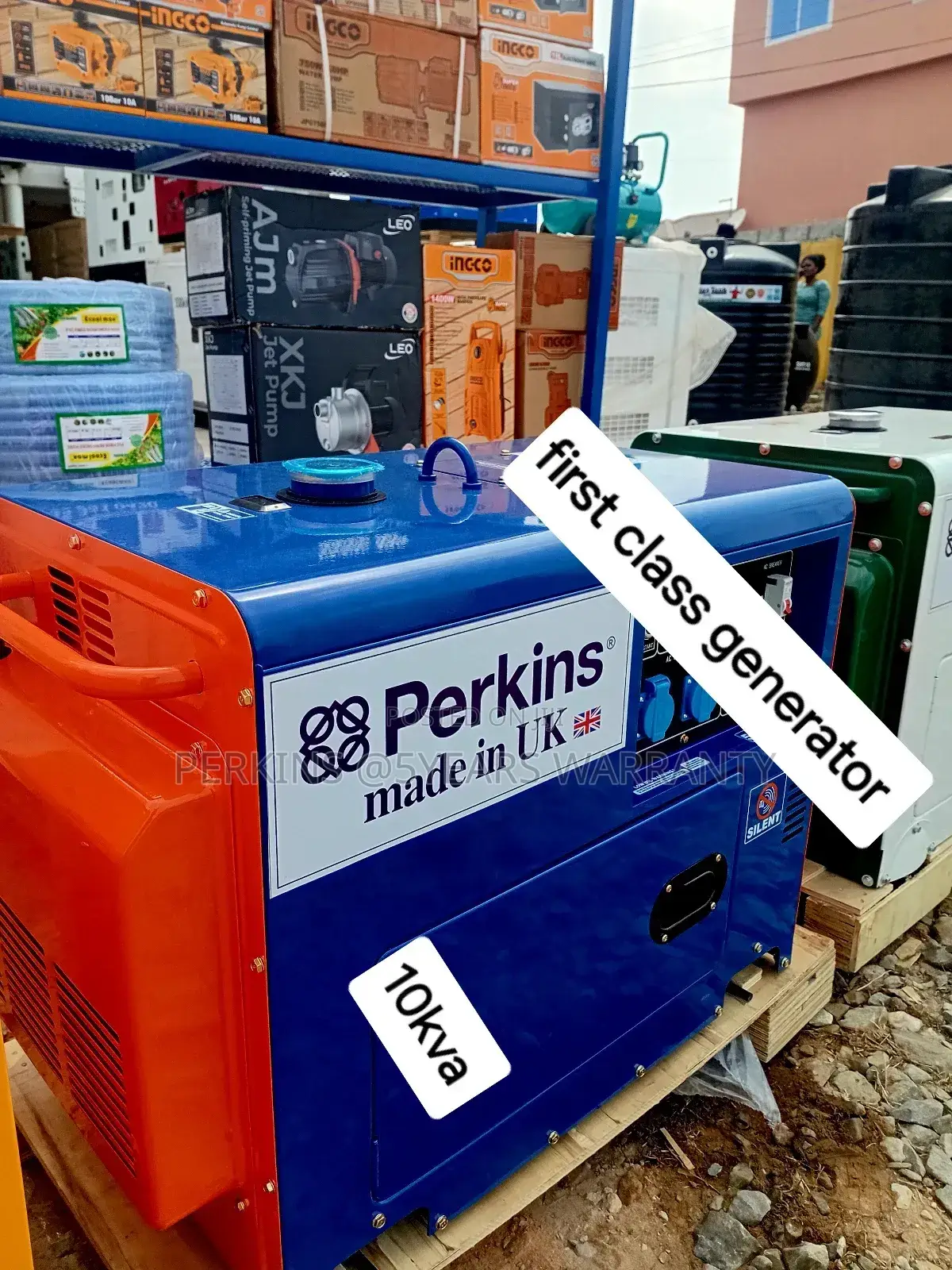 Perkins Silent Generator 10kva 13000wats Silent Diesel Gener