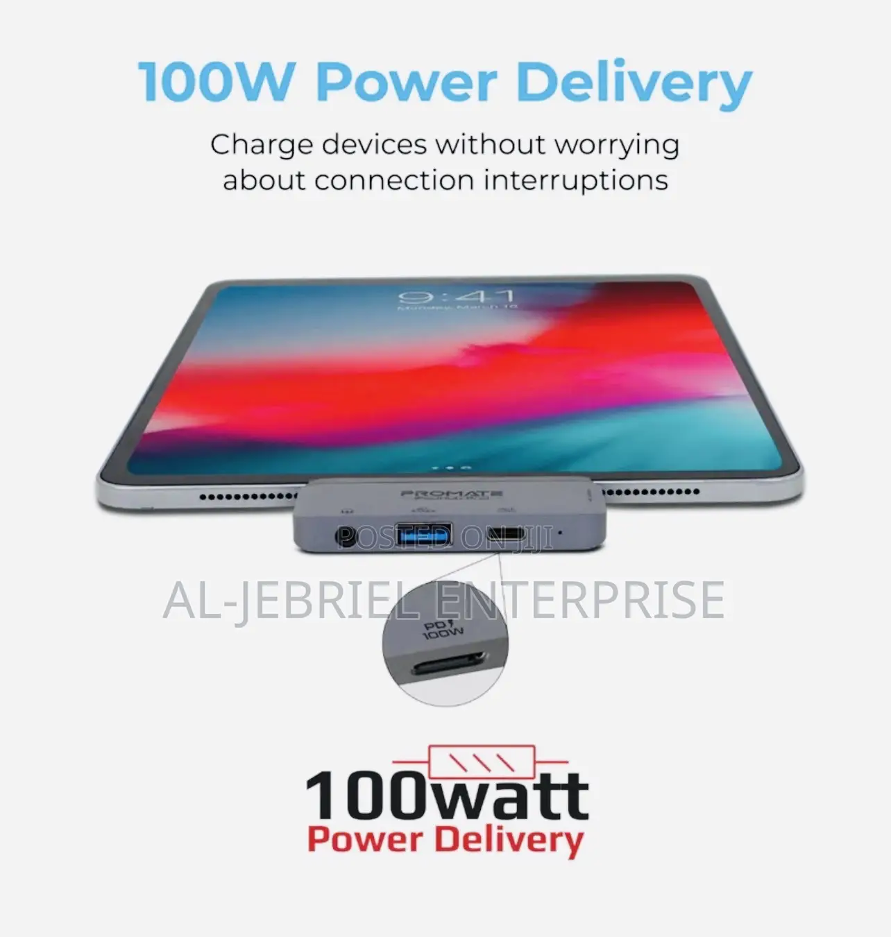 Promate USB-C Multi-Port Hub